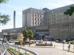 A photograph of Derriford Hospital, which is the hospital at the centre of the first duty of candour prosecution.