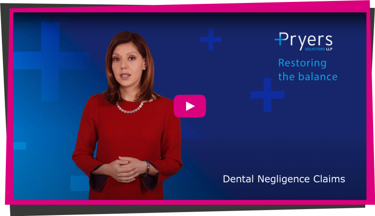 Dental Negligence Claims Video