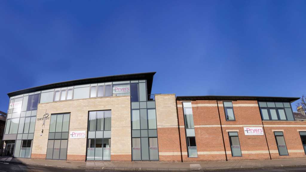 A photograph of the exterior of Pryers Solicitors' office, on The Stonebow, in the center of York.